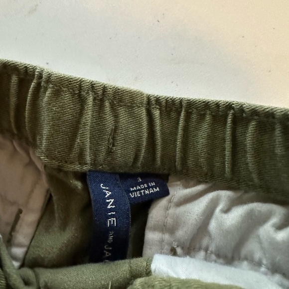 Janie and Jack Boys 3T shorts like new dark green - Picture 2 of 3